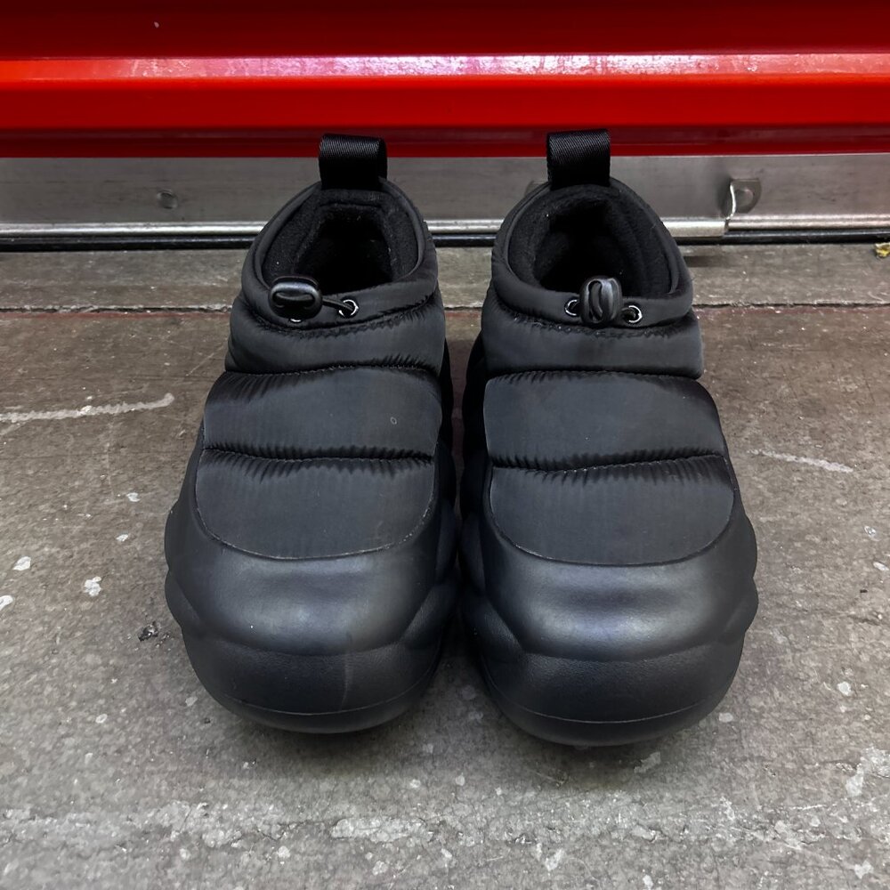 Crocs Overpuff Shorty Platform Clogs Black Womens Size 7 Cozy Slip On - Picture 4 of 9
